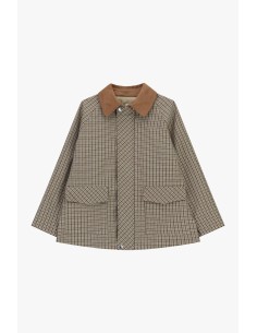 Sobrecamisa xadrez com bolsos frontais Dixie 2