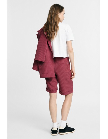 Bermuda Regular-Fit Con Pinces E Piega A Righe Please - Vestiti Fir...