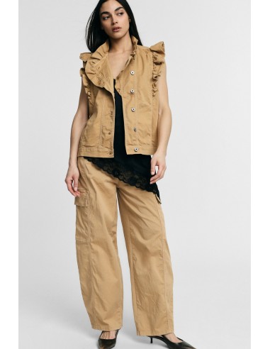 Pantaloni Palazzo Tasche Cargo Vita Alta Please - Vestiti Firmati L...