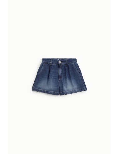 Shorts de corte regular com pregas e bolsos frontais Please