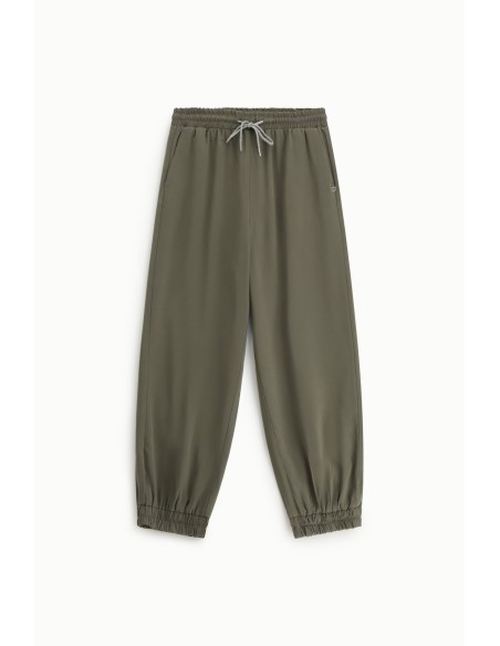 Calças com elástico na cintura e na barra estilo jogger Please