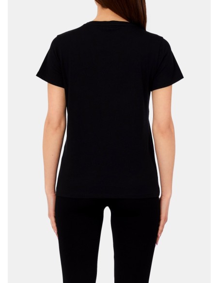 T-shirt com logótipo e estampa Liu Jo