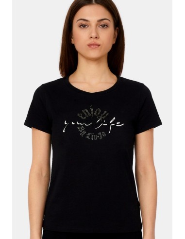 T-shirt com logótipo e estampa Liu Jo