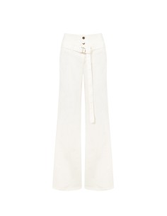 Jeans Wide Leg Elasticizzati Con Cintura Coordinata Rinascimento - ...