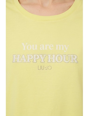 T-shirt com logo e estampa Liu Jo