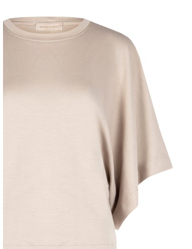 Sweatshirt Oversize Curta em Mistura de Viscose Rinascimento