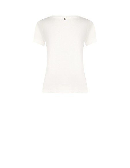 T-Shirt Regular In Cotone Con Stampa Dog E Strass Rinascimento - Ve...