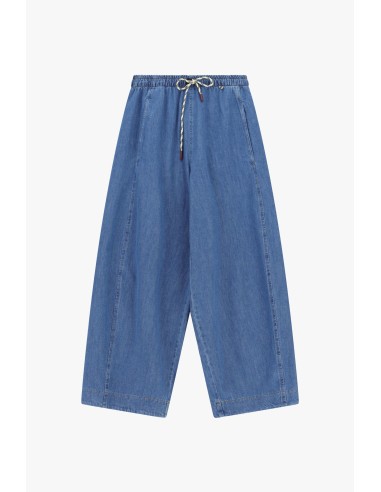 Pantaloni Palazzo Ampi Con Vita Elasticizzata E Coulisse Dixie - Ve...