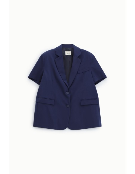 Blazer de mangas curtas com bolsos embutidos Dixie