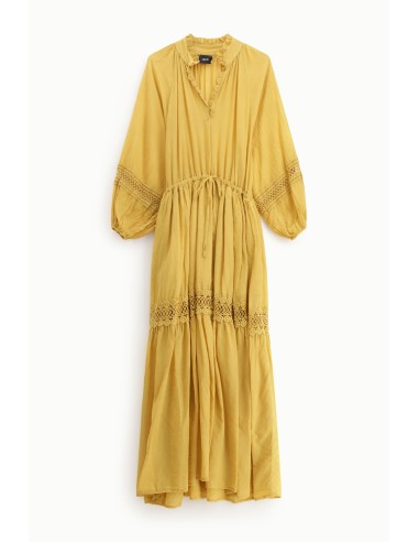 Vestido Longo com Detalhes Vazados Dixie