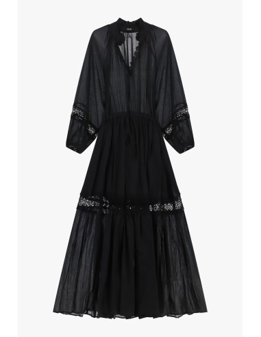 Vestido Longo Com Detalhes Recortados Dixie