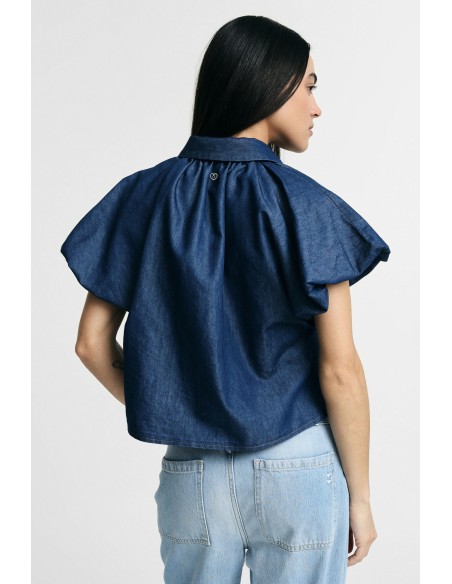 Camicia Oversize Con Maniche Corte Ampie Please - Vestiti Firmati L...