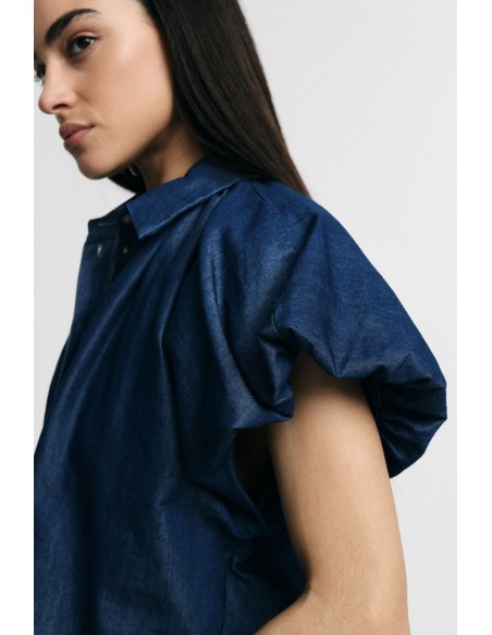 Camicia Oversize Con Maniche Corte Ampie Please - Vestiti Firmati L...