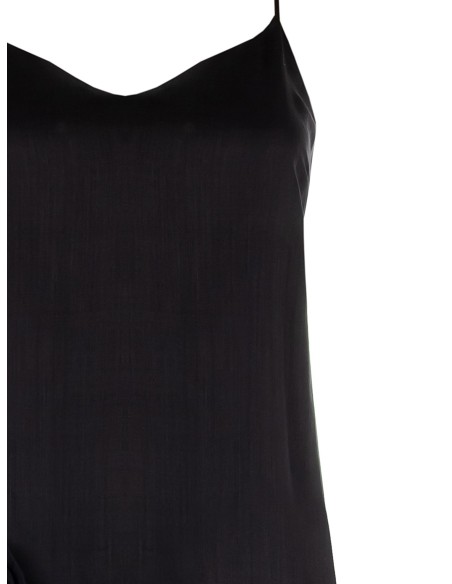 Vestido Curto em Lyocell Ultraleve com Rosas Aplicadas Rinascimento
