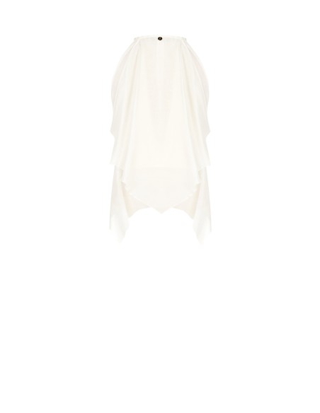 Top com folhos em lyocell ultraleve Rinascimento