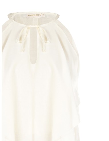 Top com véus em lyocell ultraleve Rinascimento