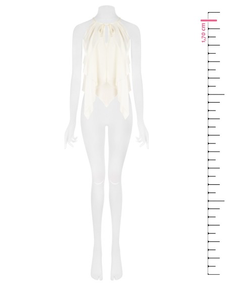 Top com véus em Lyocell ultraleve Rinascimento