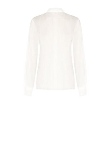 Camisa em Lyocell Ultraleve com Rosas Aplicadas Rinascimento