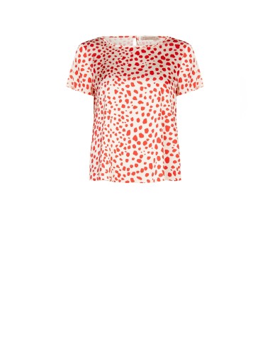 Blusa Ajustada e Fluida em Cetim Rinascimento