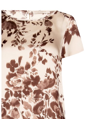 Blusa Ampla e Fluida em Cetim Ultraleve com Efeito Sedoso Rinascimento