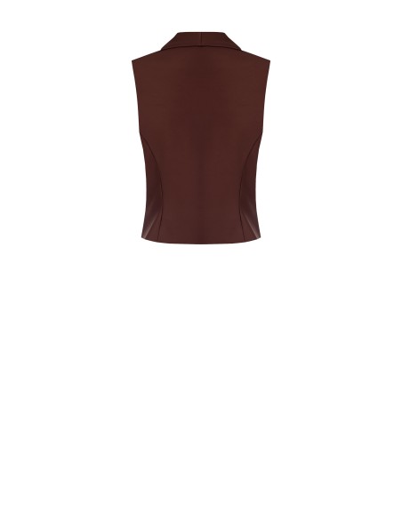 Colete envelope em tecido fluido Rinascimento