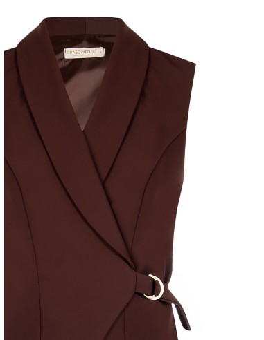 Colete Envelope Em Tecido Fluido Rinascimento