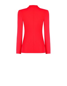 Blazer curto em tecido fluido com botão metálico Rinascimento 2