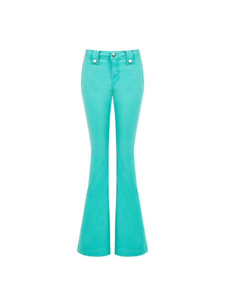 Jeans Flare Elásticos Rinascimento