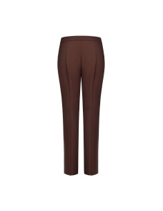 Calças Cigarrete Em Tecido Fluido Com Botão Metálico Rinascimento 2