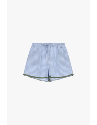 Shorts Regular-Fit às riscas com perfis decorativos Dixie