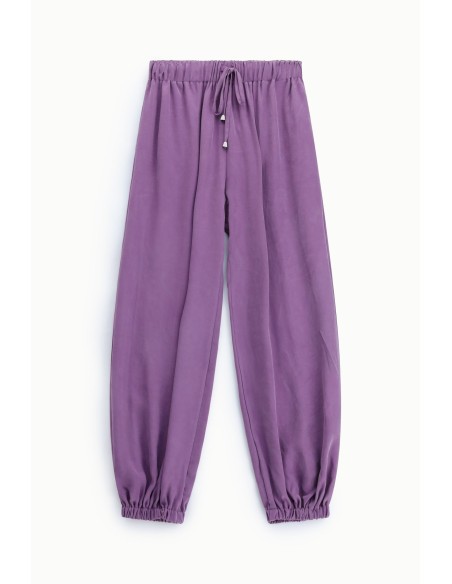 Calças de jogging largas com punhos elásticos Dixie