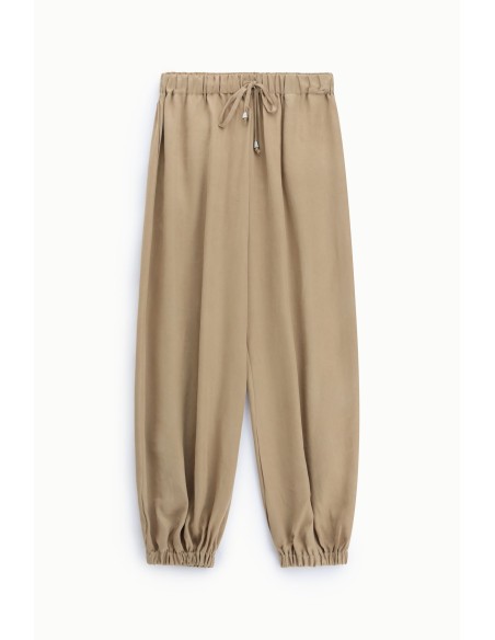 Calças de jogging amplas com punhos elásticos Dixie