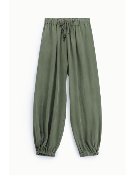 Calças de jogging largas com punhos elásticos Dixie