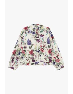 Sobrecamisa com estampa floral e bolsos Dixie