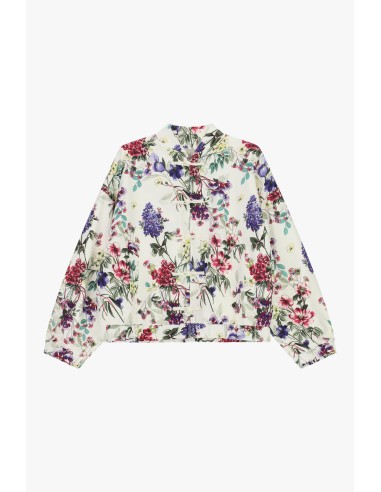 Sobrecamisa com estampa floral e bolsos Dixie