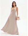 Abito Lungo Bustier A Ruota In Raso Rinascimento - Vestiti Firmati ...