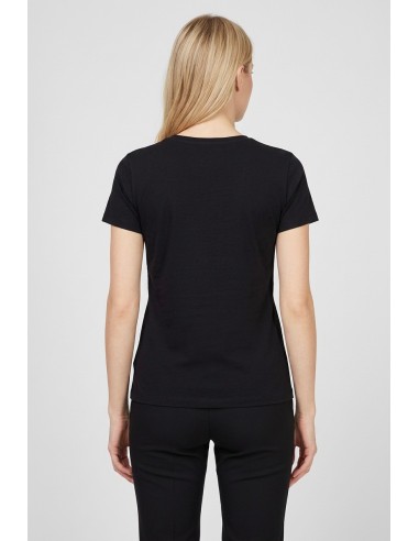 T-shirt com estampa e strass Liu Jo