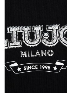 T-Shirt Con Logo E Pietre Preziose Liu Jo - Vestiti Firmati Life Sm...