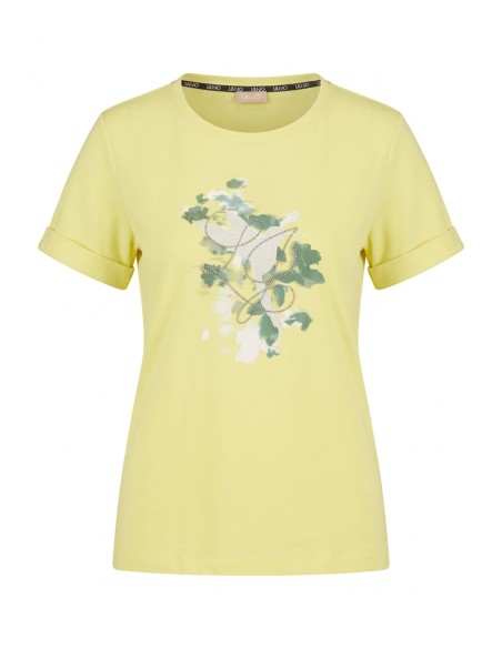 T-shirt com estampa floral Liu Jo