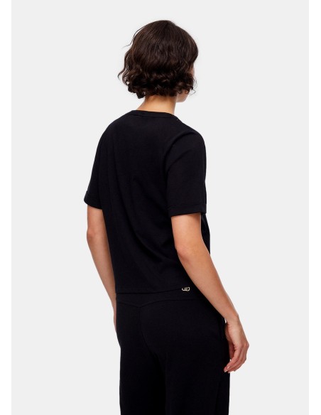 T-Shirt Con Strass Liu Jo - Vestiti Firmati Life Smiles