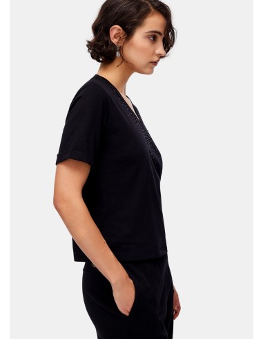 T-shirt com strass Liu Jo