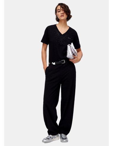 T-shirt com strass Liu Jo