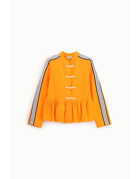 Felpa Senza Cappuccio Con Nodo E Volant Dixie - Vestiti Firmati Lif...