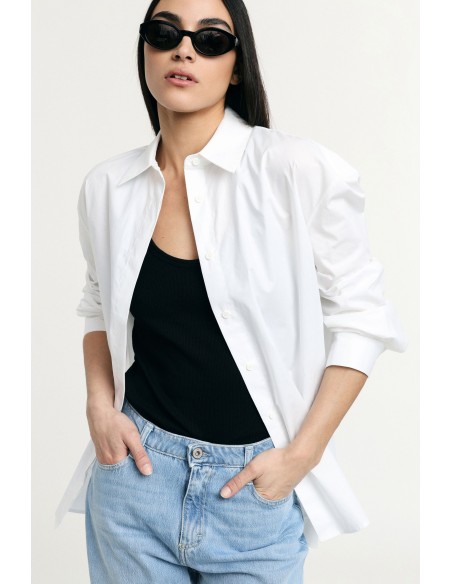 Camicia Con Collo Classico E Maniche Lugnhe Please - Vestiti Firmat...