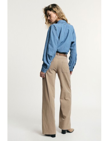 Pantaloni Ampi Cinque Tasche Vita Alta Please - Vestiti Firmati Lif...