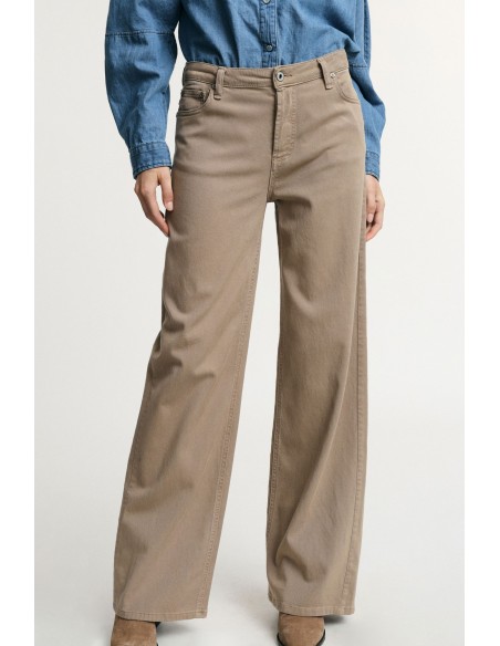 Pantaloni Ampi Cinque Tasche Vita Alta Please - Vestiti Firmati Lif...