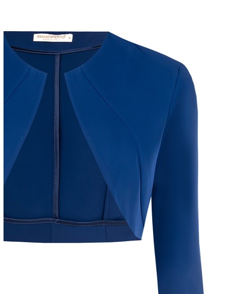 Bolero Coprispalle Em Tecido Fluido Rinascimento