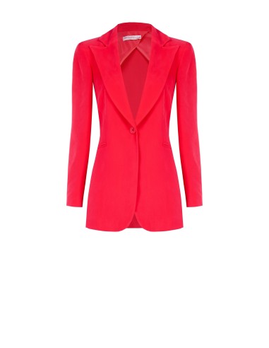 Blazer cintado em mistura de viscose Rinascimento