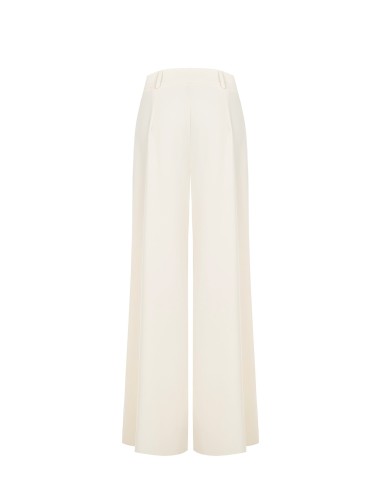 Calças Palazzo em tecido fluido Rinascimento