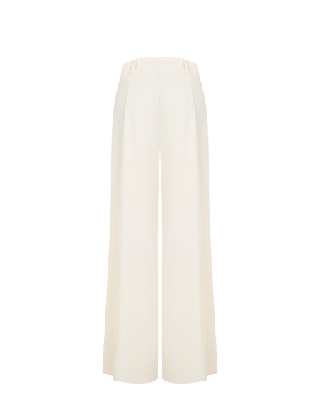 Calças Palazzo em tecido fluido Rinascimento